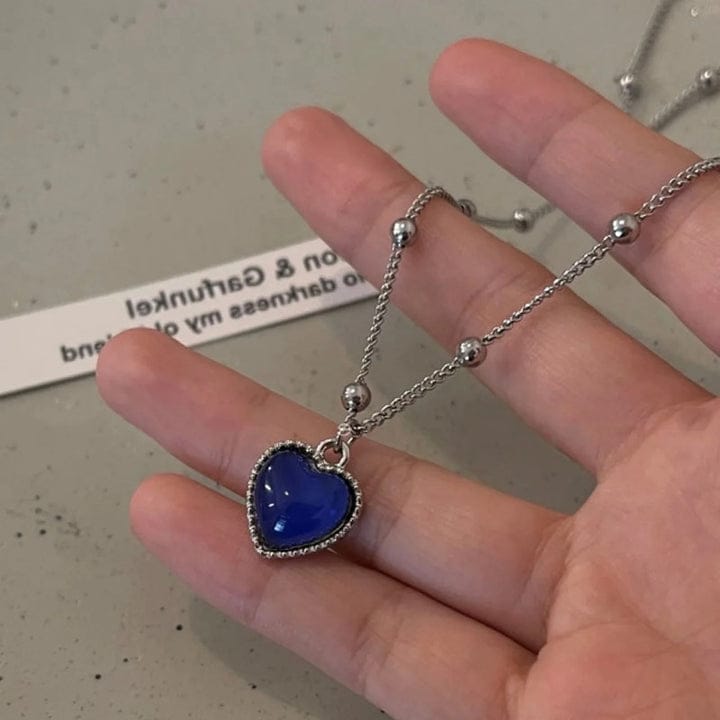 Colour Shift Heart Necklace