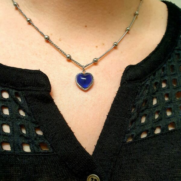 Colour Shift Heart Necklace