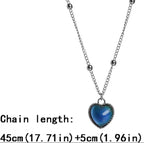 Colour Shift Heart Necklace
